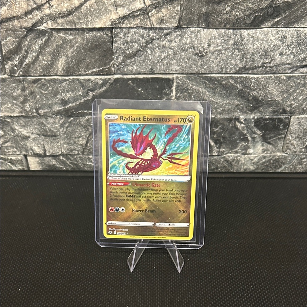 Pokemon Radiant Eternatus‎ 105/159 Holo Rare from Crown Zenith Set M/NM